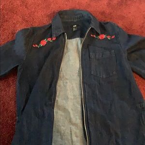 custom h and m denim jacket size s